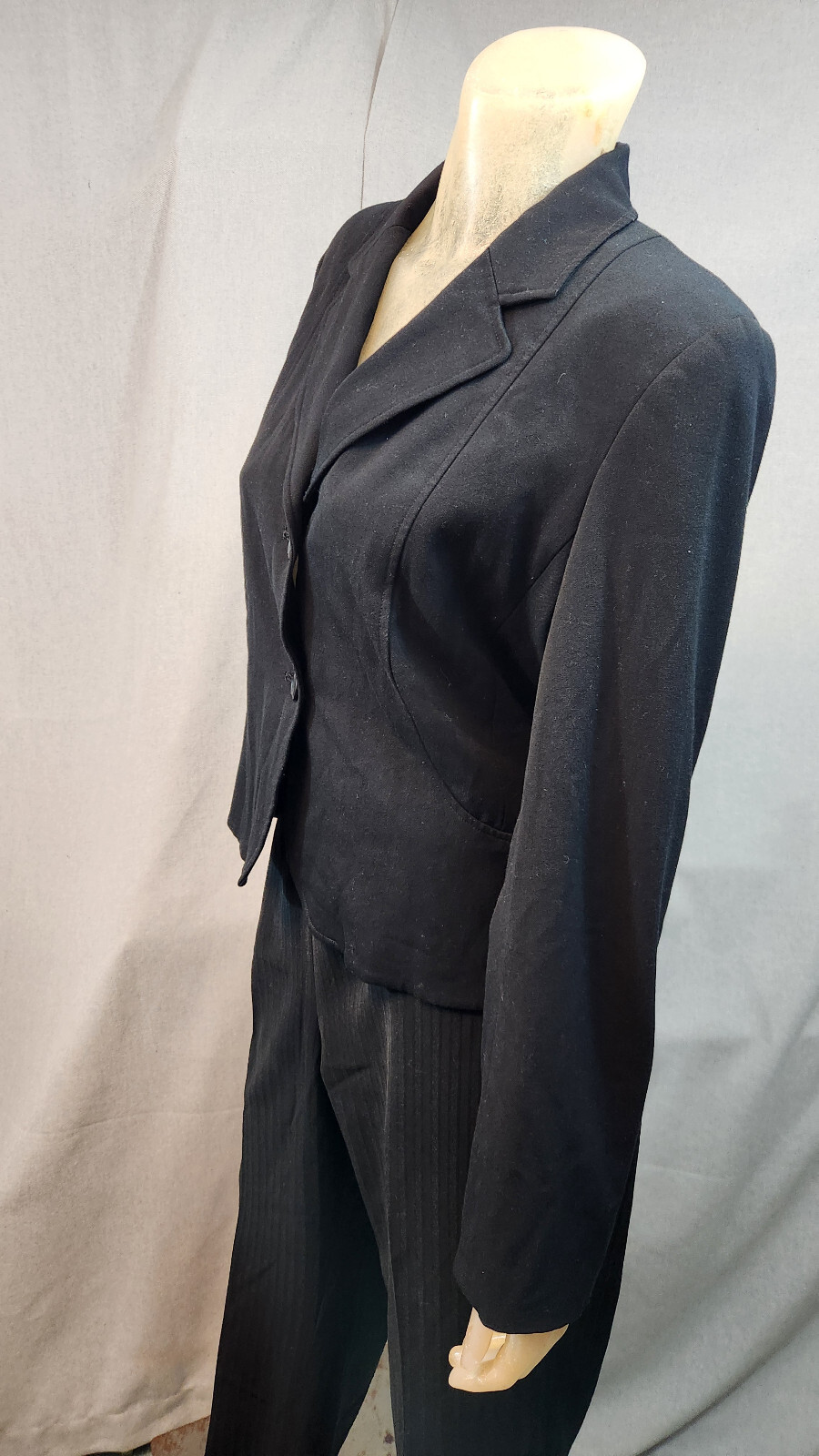 Apt 9 Solid Black Long Sleeve 2 Button Blazer Jac… - image 4
