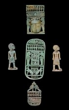 Ancient EGYPTIAN 5 Amulets  Carved Stone