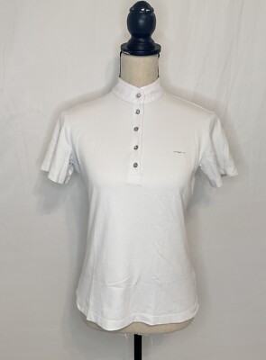 Animo Women s Basilea Short Sleeve White Show Shirt Size I-44