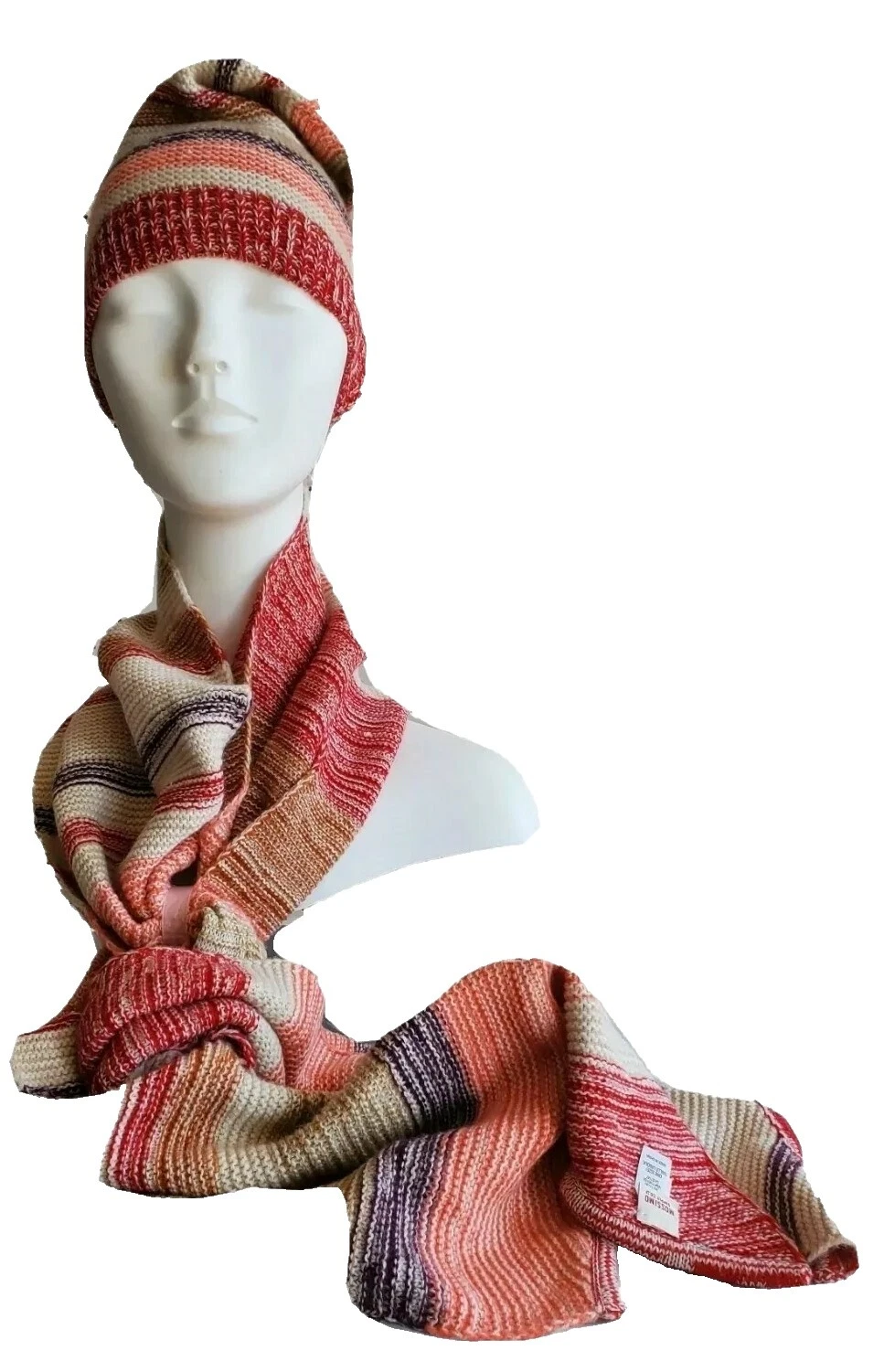 Nylon Striped Scarves & Wraps for Women