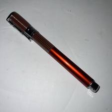 Harley Davidson Waterman Ballpoint Pen Red/Orange & Chrome Removable Cap NEW