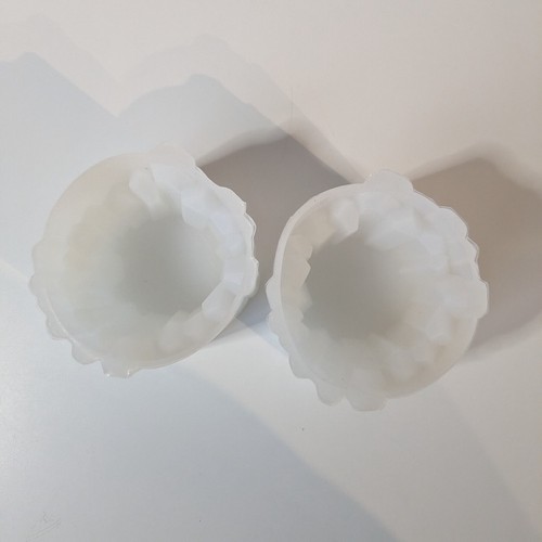 Silicone Candle Mold, Tea Light Candles Form, Geometric Crystal Votive, Set of 2 - Picture 11 of 17