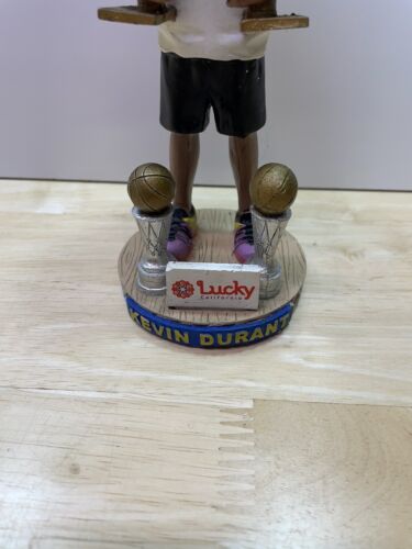 M Pre-owned 2017-2018 Kevin Durant Bobblehead Warriors Championship Edition - Picture 2 of 9