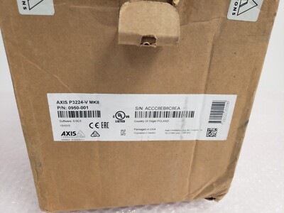 AXIS P3224-V- MKII NETWORK CAMERA 0950-001-04  47-3