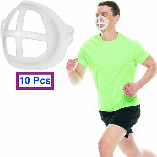 3D Mask Bracket 10Pc Mouth Separate Inner Stand Holder Breathing More SPACE - Picture 2 of 12