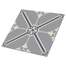 9pcs Tile Stickers Set Kitchen Peel and Stick Decals Court Pattern