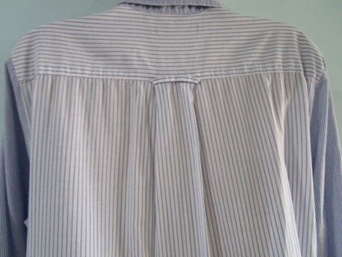 Lauren Ralph Lauren Pin Stripe Shirt Dress Blue White Ladies XL Minor Flaw GUC - Picture 15 of 21