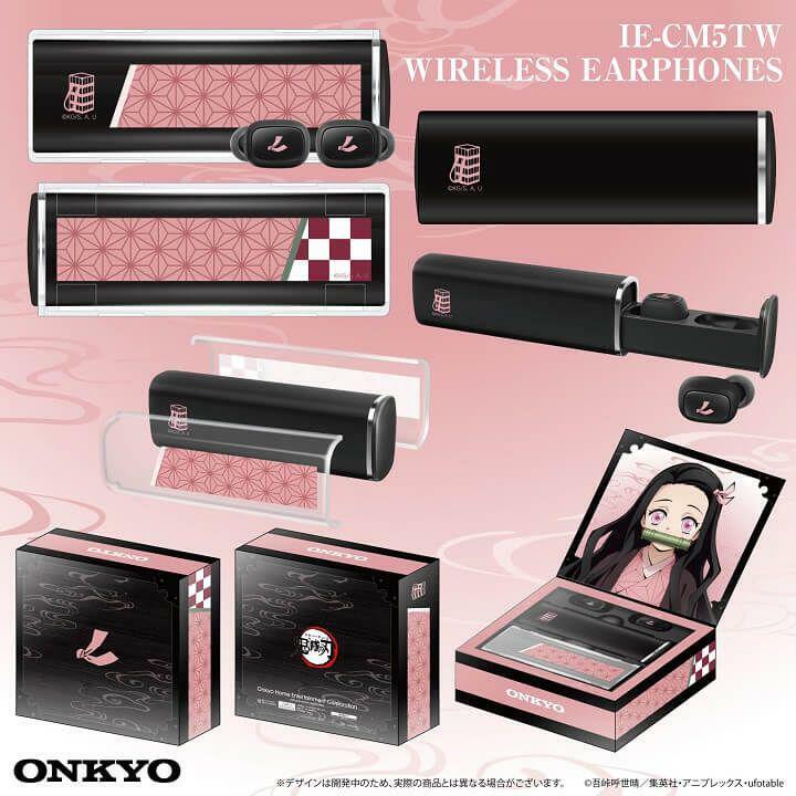 Onkyo IE-CM5TW Wireless Earphone Demon Slayer Kamado Nezuko Ver