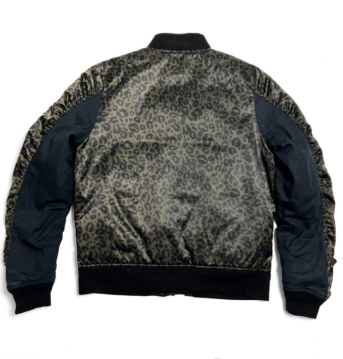 Men's Carhartt WIP X Ashton Blouson Leopard Green Nylon Men's Carhartt WIP X Ashton Blouson Leopard Green Nylon