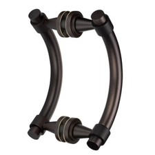 Concerto 8" Back-to-Back Double Sided Offset Pull - Oil Rubbed Bronze Medium 