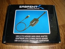Sabrent USB 2.0 to SATA/IDE 2.5/3.5 Inch Hard Drive Power Adapter, USB-DSC5