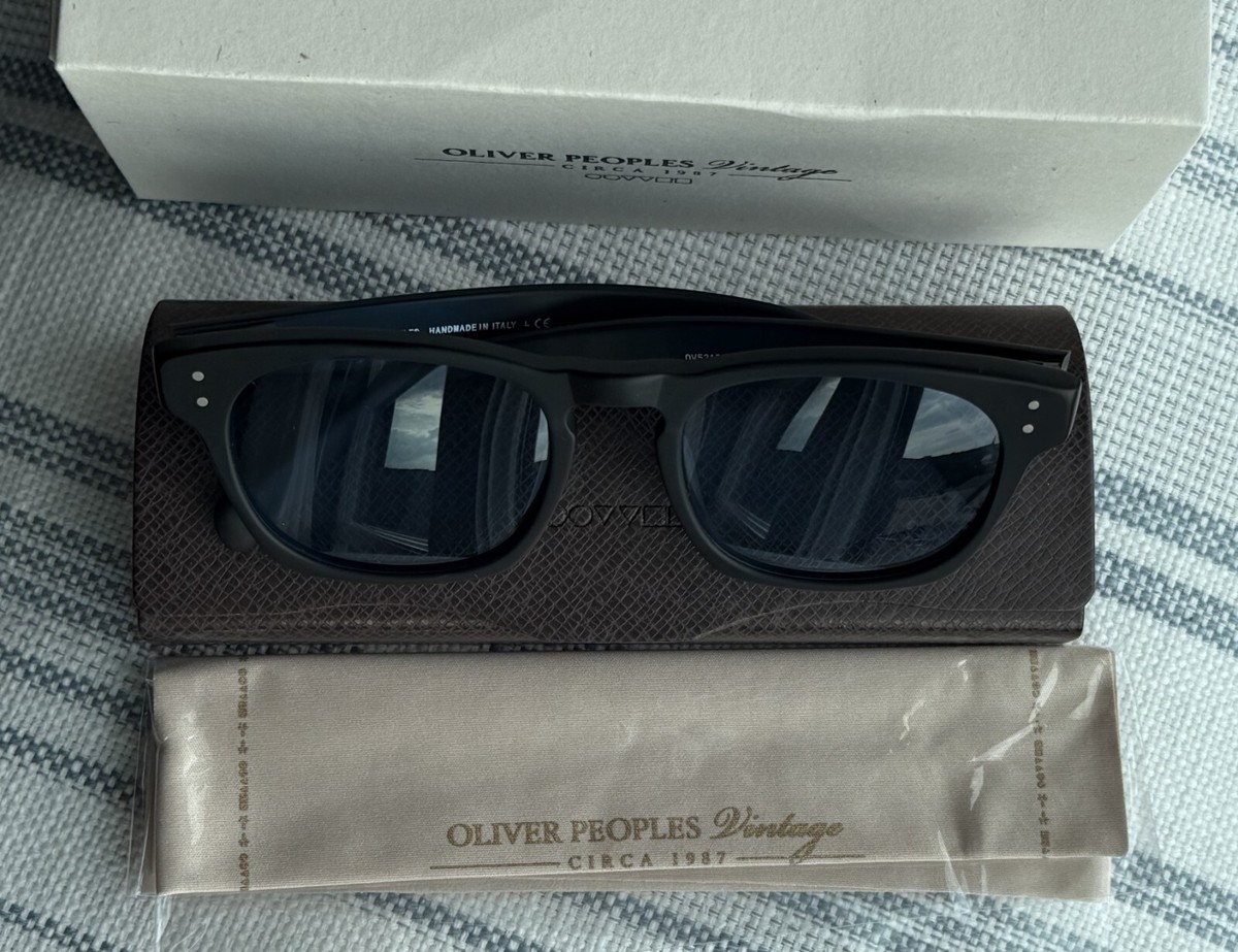 Oliver Peoples Byredo OV5310SU 1031 R1 Matte Black Frame Blue