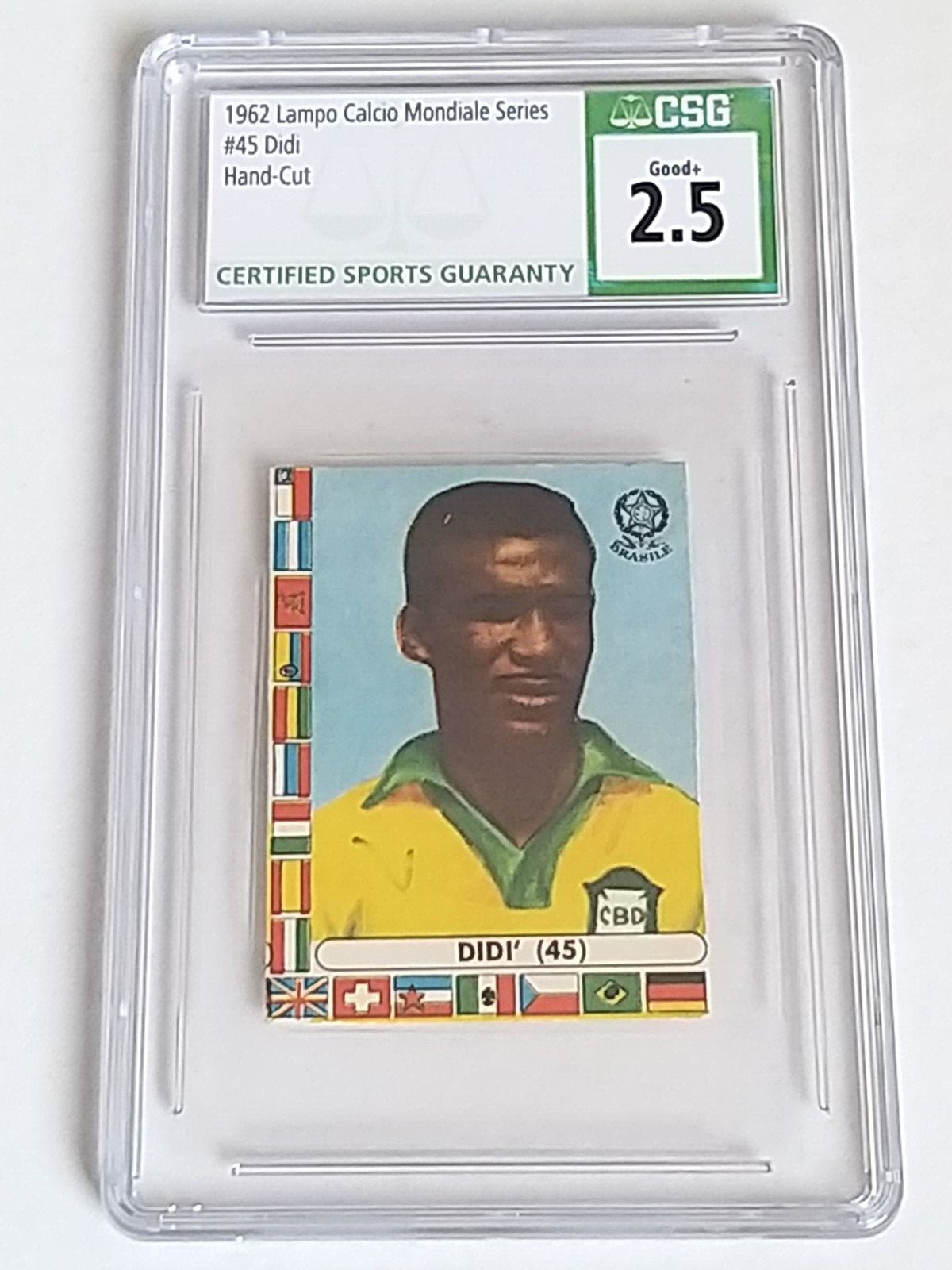 **DIDI (BRASILE)** LAMPO CALCIO MONDIALE 1962 - GRADATA CSG 2,5 !!!