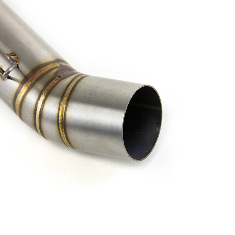 Deslizable para Honda CBR300R 2013-23 CBR300F negro silenciador puntas escape tubo de escape medio Foto 4 de 4