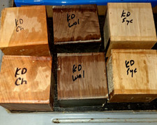 SIX 6 KILN DRIED CHERRY, SYCAMORE WALNUT BOWL BLANKS TURNING WOOD 5" x 5" x 3"