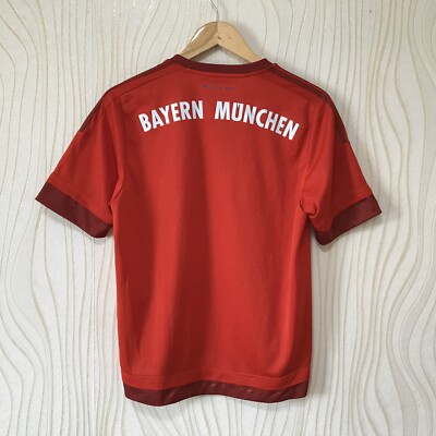 BAYERN MUNICH 2015 2016 HOME FOOTBALL SHIRT SOCCER JERSEY ADIDAS