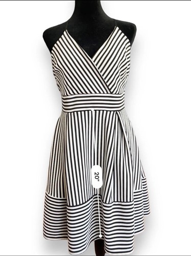 Soprano Spaghetti Strap Sun Dress A-Line Ribbed Women’s M Babydoll Y2K - Picture 2 of 11