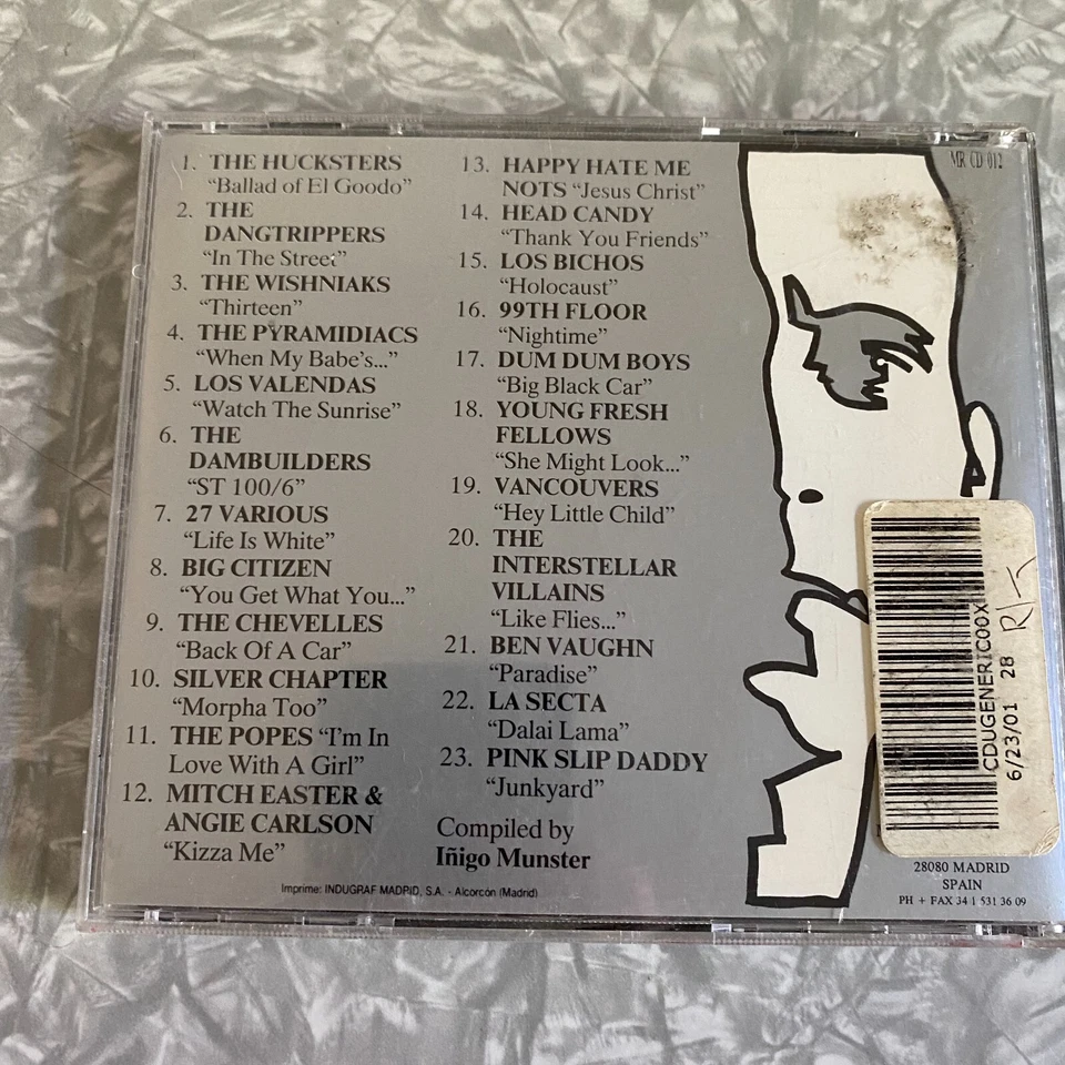 Alex Chilton Tribute CD Not The Singer Songs Spain Import Munster Clean Disc! Foto 4 de 4