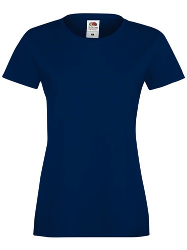 Original Fruit of the Loom Tee Shirt Ladies Short Sleeve 3 Or 5 Pack T-shirts UK - Picture 8 of 17