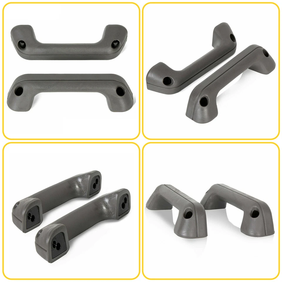 NUEVO par de tiradores de manija de puerta con reposabrazos para camioneta Nissan D21 87’-97’ carrocería dura Foto 3 de 4