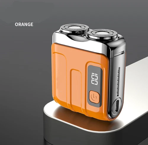 Portable Rotary Dual Ring Electric Shaver,Waterproof Mini Display Beard Shaver - Bild 19 von 38