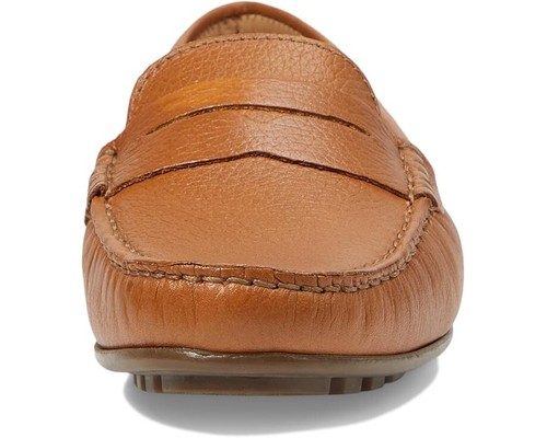 Marc Joseph New York Naples Women's US 8 Tan Leather Penny Loafers Shoes ZPO3058 - Foto 9 di 12