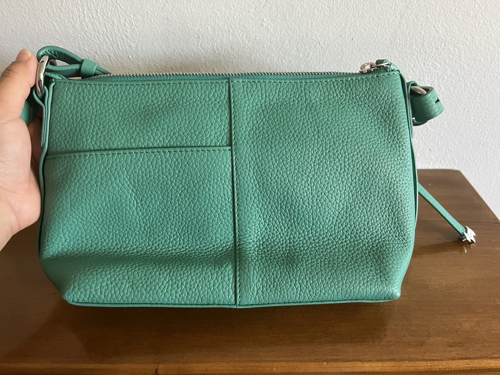 Radley London Mint Green Crossbody with Dust Bag Gem