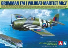 Tamiya 61126 Grumman FM-1 Wildcat or Martlet Mk.V 1/48 Scale Plastic Model Kit