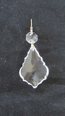 10 - 2 1/2 " FRENCH AAA 9% CUT LEAD CRYSTAL PRISM CHANDELIER LAMP PART BR