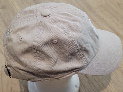 Adidas Baseball Cap Hat Adjustable Off White Embroidered Logo Dad Cap - Picture 3 of 6