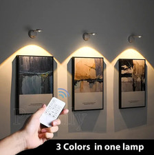 1pc Motion Sensor Night Light USB Rechargeable LED Wall Lamp Indoor - NEW