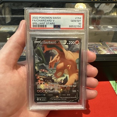 Charizard V 154/172 PSA 10 🔥 Pokemon Brilliant Stars Alt Art | eBay