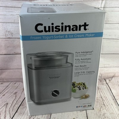 Cuisinart ICE 30BCP1 2 Qt Ice Cream Maker Chrome Broken Mixing Paddle