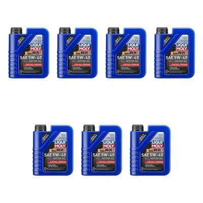 Liqui Moly 7L Engine Motor Oil - Synthoil Premium 5W-40 (7x1L)