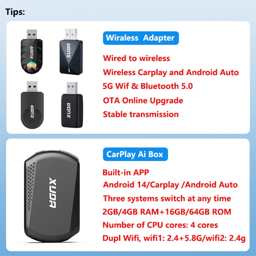 2In1 Wireless Carplay AI Mini Box Android Auto Box Plug&Play Automatic Connectio - Picture 7 of 20