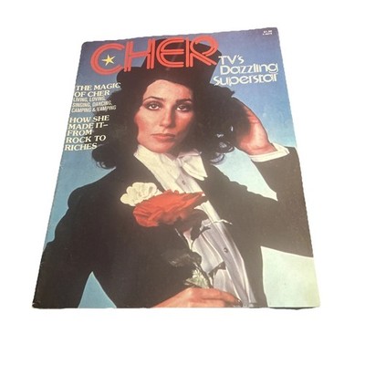 CHER TV's Dazzling Superstar Magazine Published 1975 70 pgs Photos Sonny & Cher