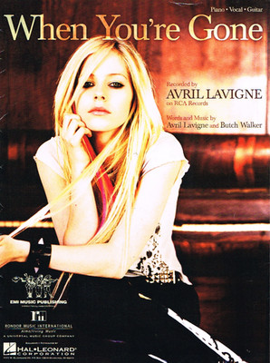 When You're Gone by Avril Lavigne for Piano/Vocal/Guitar (HL00353676)