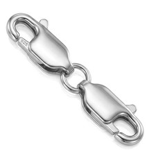 925 Sterling Double Lobster Claw Clasp Necklace Clasps and Closures Jewelry C...