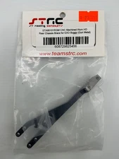 STRC CNC Machined Aluminum HD Rear Chassis Brace for Exo Buggy (Gunmetal)