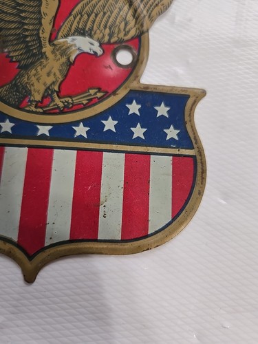 Portabandiera Americana Bicicletta Patriottica Vintage Metallo Vedi Descrizione - Foto 5 di 12