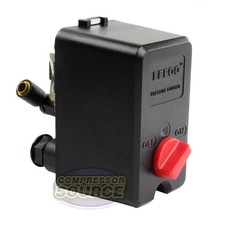 Válvula de control interruptor de presión de compresor de aire de 1 puerto 140-175 PSI estilo de importación