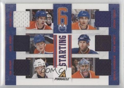 2011 Pinnacle Starting 6 Threads /199 Ales Hemsky Jordan Eberle Taylor Hall 0q5