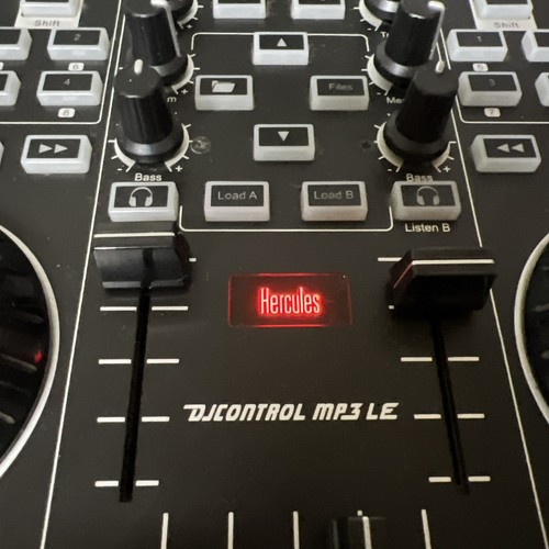 Hercules DJ Control MP3 LE DJ USB Powered Controller Tested w/cable - Untested - Picture 2 of 15