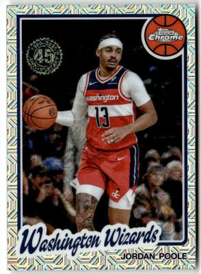 2025 Topps Flagship NBA No. TC-JP Jordan Poole Mojo Refractor