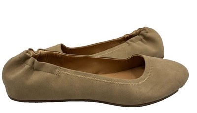 Toms Women's Judith Slip On Comfort Walking Ballet Flats Tan Size:6.5 166P