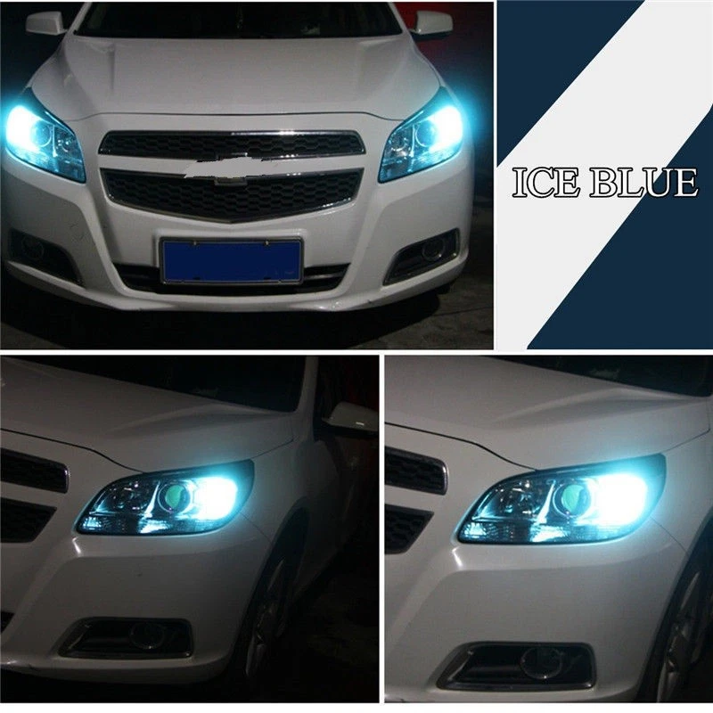 4PCS Blue T10 Car Wedge Light Bulb Lamp 5050 5SMD LED License Plate Light 12V - Image 2 of 4