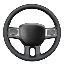 MEWANT Hand-Stitched Steering Wheel Cover for Dodge RAM 1500 2500 3500 2009-2012