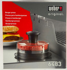 Weber Burger Press - Hamburger Patties BBQ Grill Accessory 1/4 lb & 1/2 lb 6483