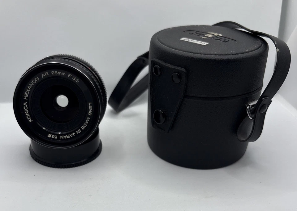 Konica Hexanon AR 28mm F3.5 Wide Angle Lens – Clean Optics, Tested. - Image 4 of 4