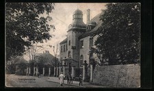 Langensalza, Ansichtskarte, Strasse am Offizier-Kasino